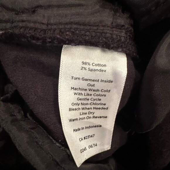 TALBOTS WOMENS BLACK HERITAGE PETITES PANTS SIZE 6 PETITE - Picture 8 of 11